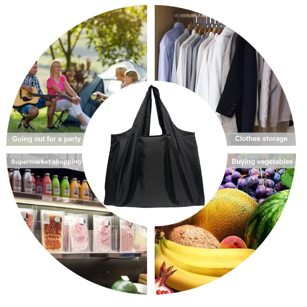 Eco-Friendly Tote Bag: Reusable Folding Shopping Handbag