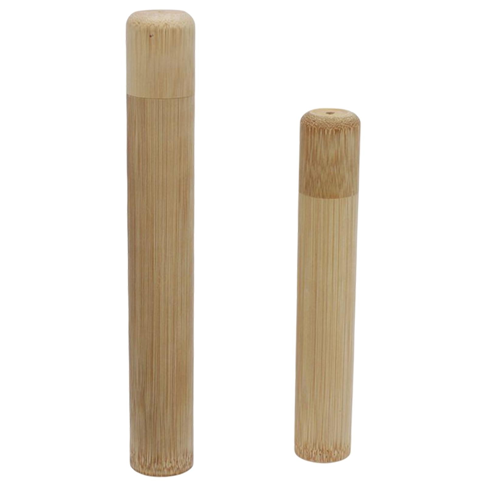 Bamboo Toothbrush Case: Eco Travel Holder & Storage Tube