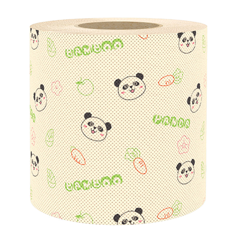 Bamboo Toilet Paper 36Pcs - Vivid Panda Design, Soft & Eco-Friendly