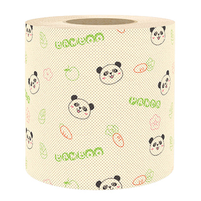 Bamboo Toilet Paper 36Pcs - Vivid Panda Design, Soft & Eco-Friendly