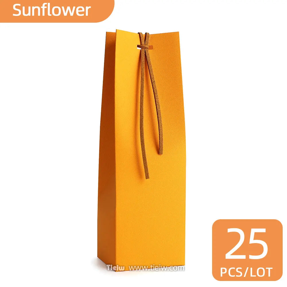 Paper Bags: 25PCS Wedding Favor Bags - Mini Gift Paper Boxes