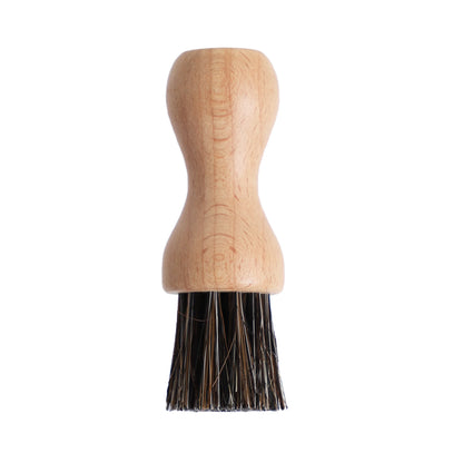 Mini Horse Hair Shoe Brush - Soft Fur Leather Care