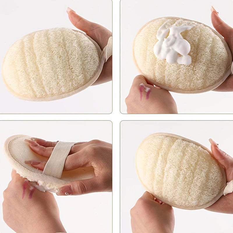 Natural Loofah Exfoliating Sponge - Soft Shower Scrubber
