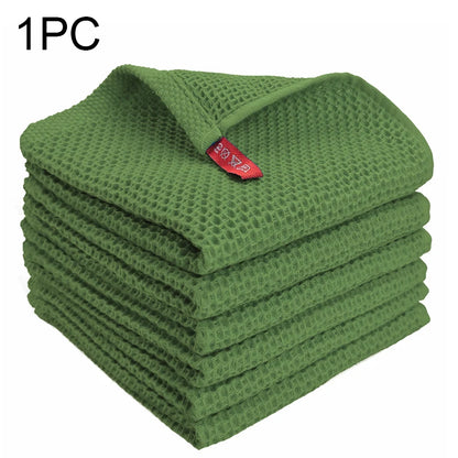 Cotton Honeycomb Dishcloth - Soft, Absorbent, Quick-Dry