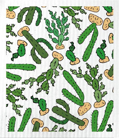 Swedish Dishcloths: Reusable Cactus & Floral Washcloths