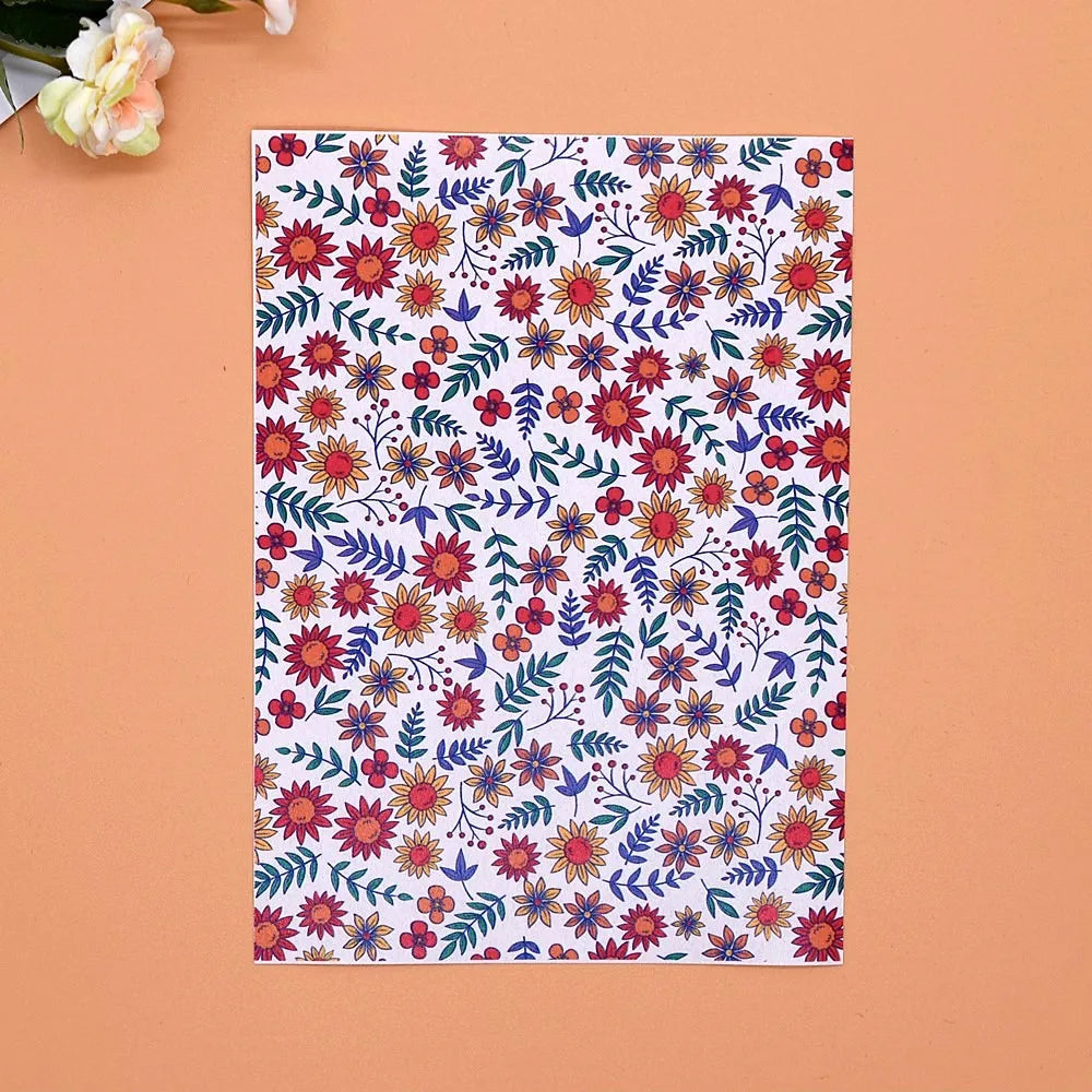 Transfer Paper for Polymer Clay - Forest Floral Design