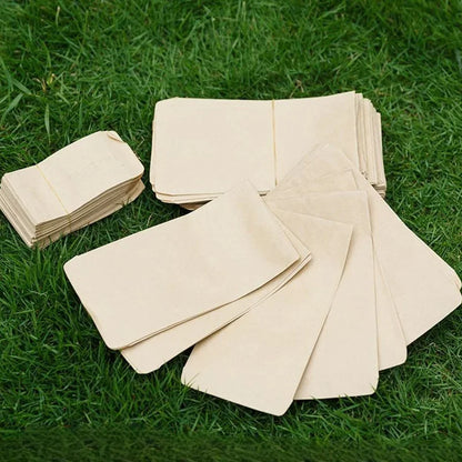 Kraft Paper Gift Bags 100pcs - Mini Envelopes for Candy & Cookies