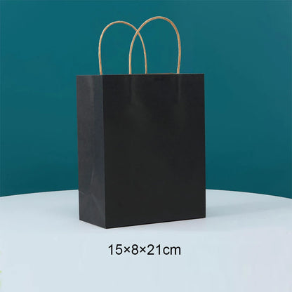 Paper Bags: Candy Colorful Kraft Paper Bags - 5/10/15/20/25pcs with Handles