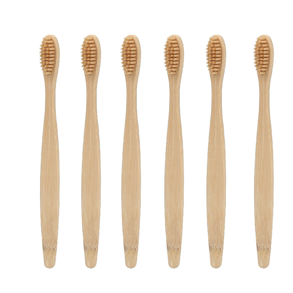 Bamboo Toothbrush 12-Pack: Ultrathin Bristles, Gum Care