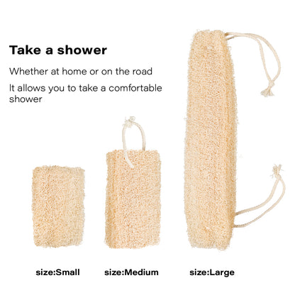 Natural Loofah Sponge Set - Eco Dish & Pot Scrubber