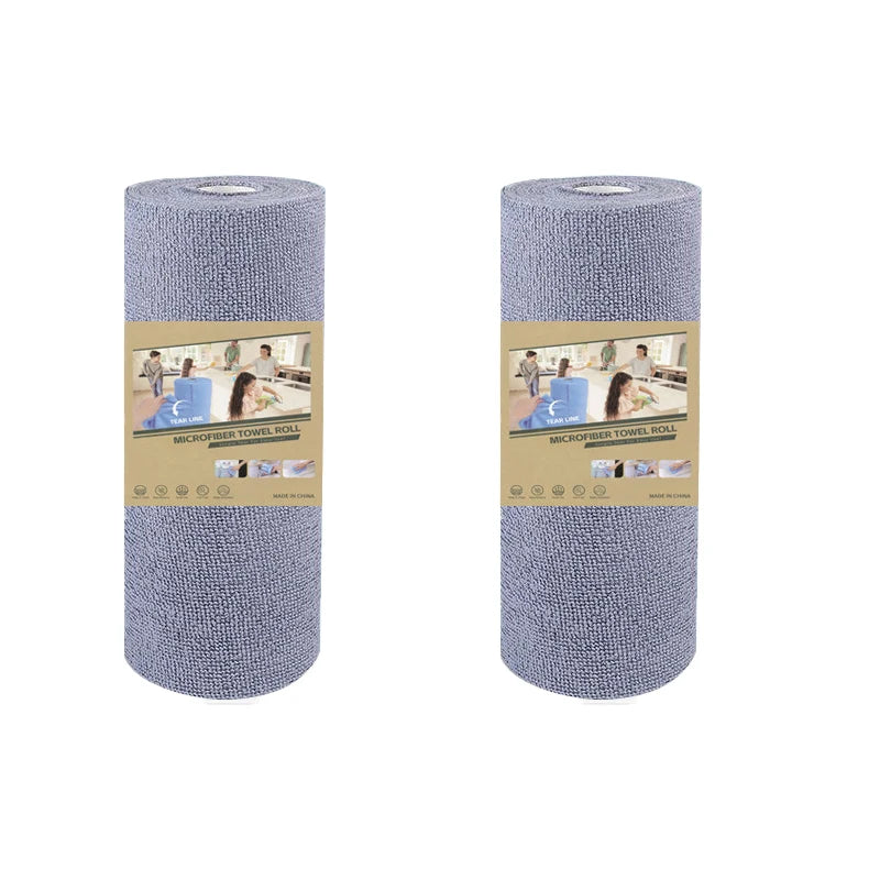 Kitchen Dish Towels: 4M Reusable Dish Cloth Roll - Washable Cleaning Wipes