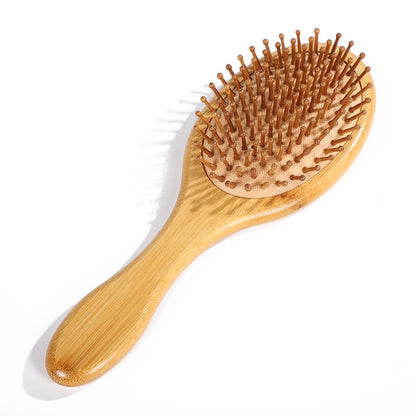 Bamboo Hair Brush: Anti-Static Scalp Massage Comb